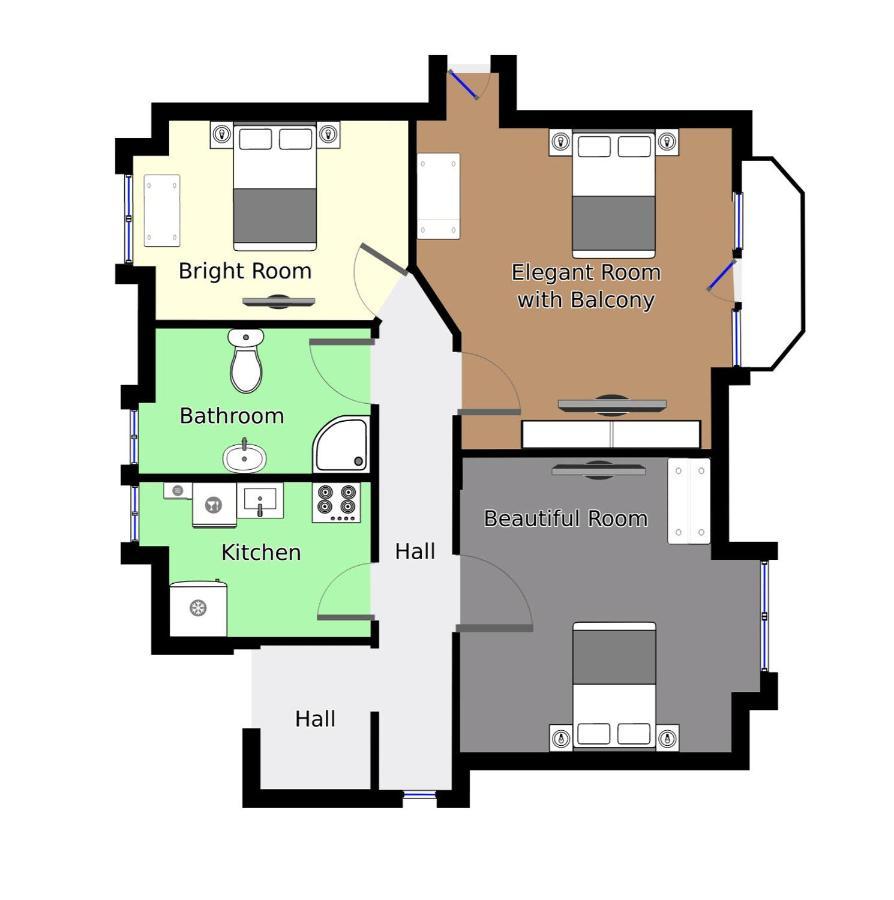 Aday - Villa Firenze - 2 Bedrooms Bright Apartment Aalborg Extérieur photo